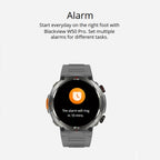 Blackview Multi-Function Smartwatch With Flash Light And GR Menu Black