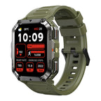 Blackview Multi-Function Smartwatch With Flashlight Compass BT Call & Health Management Green