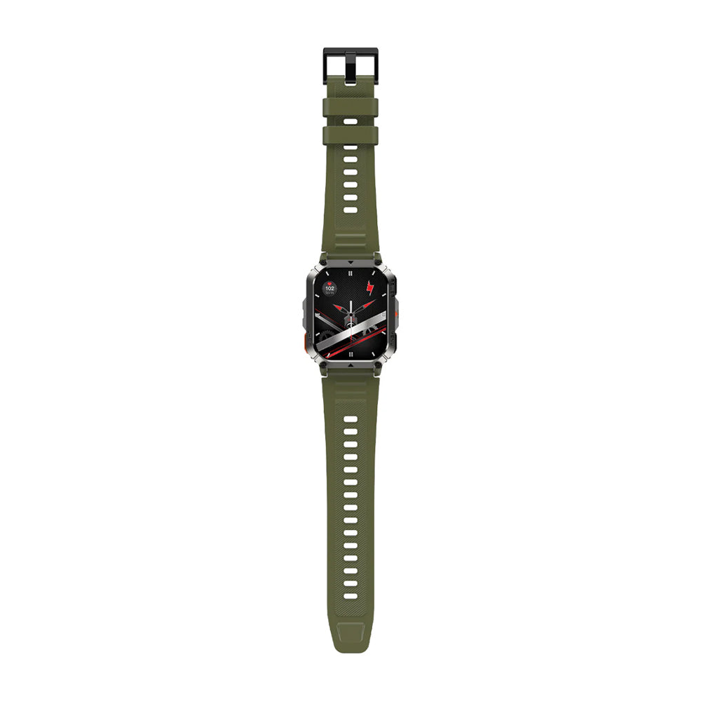 BLACKVIEW MULTI-FUNCTION SMARTWATCH WITH FLASHLIGHT COMPASS BT CALL & HEALTH MANAGEMENT GREEN