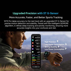 Blackview Multi-Function Smartwatch With Flashlight Compass BT Call & Health Management Green