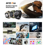 Blackview Multi-Function Smartwatch With Flashlight Compass BT Call & Health Management Green