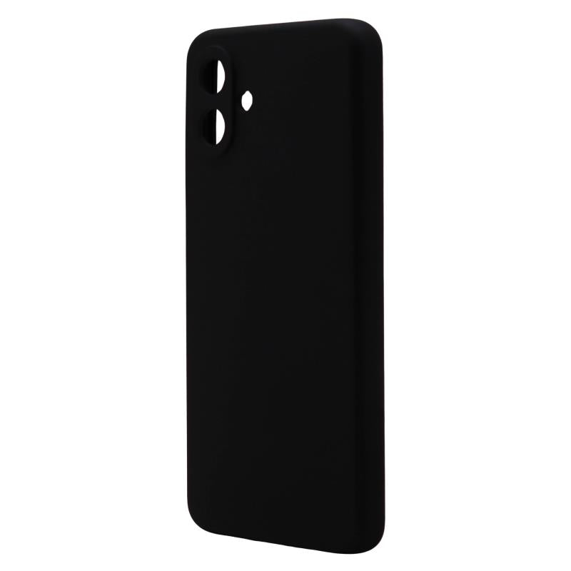 Θήκη Liquid Silicon inos Samsung A075 Galaxy A07 Velvet Μαύρο