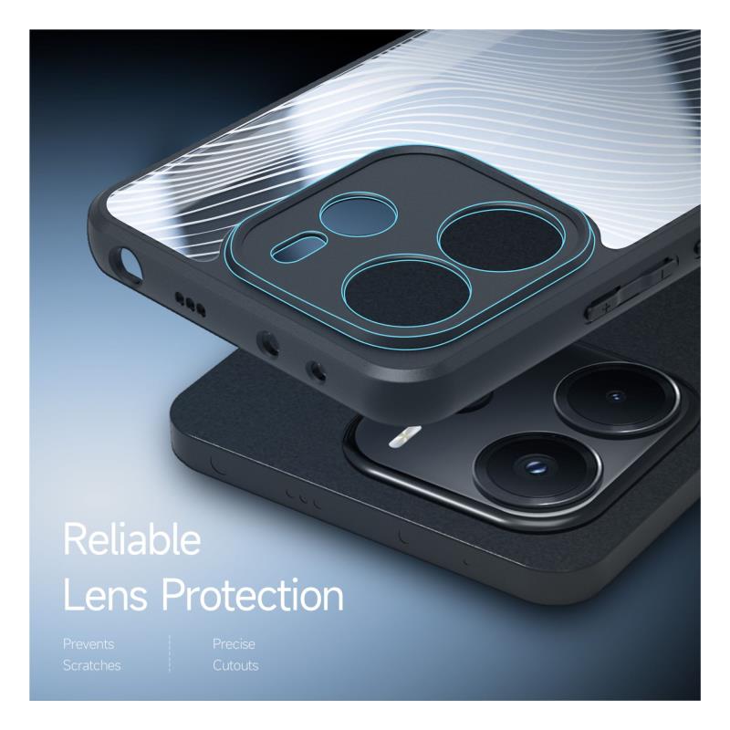 Θήκη TPU & PC Dux Ducis Aimo Xiaomi Redmi Note 14 4G Μαύρο