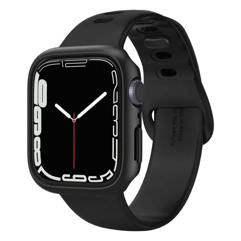 Θήκη PC Spigen Thin Fit Apple Watch 7/ 8/ 9 45mm Μαύρο
