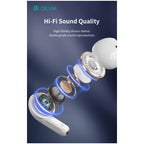 True Wireless Ακουστικά Bluetooth Devia EM418 Airbuds Pro2 ANC Anti-Lost Λευκό