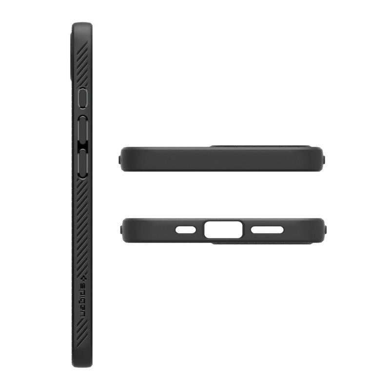 Θήκη Soft TPU Spigen Liquid Air Apple iPhone 16e Μαύρο