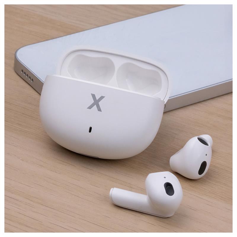 True Wireless Ακουστικά Bluetooth Maxlife MXBE-03 Λευκό