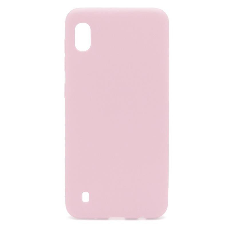 Θήκη Soft TPU inos Samsung A105 Galaxy A10 S-Cover Dusty Ροζ