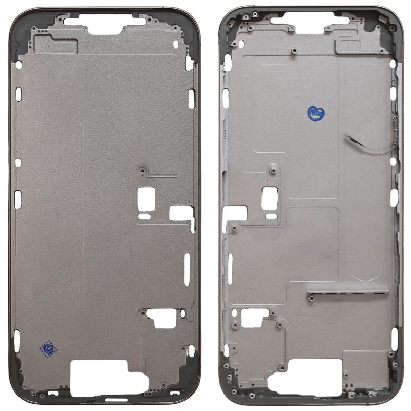 Μεσαίο Πλαίσιο Apple iPhone 16 Pro Max 5G με Πλήκτρο Κάμερας Τιτάνιο (OEM)