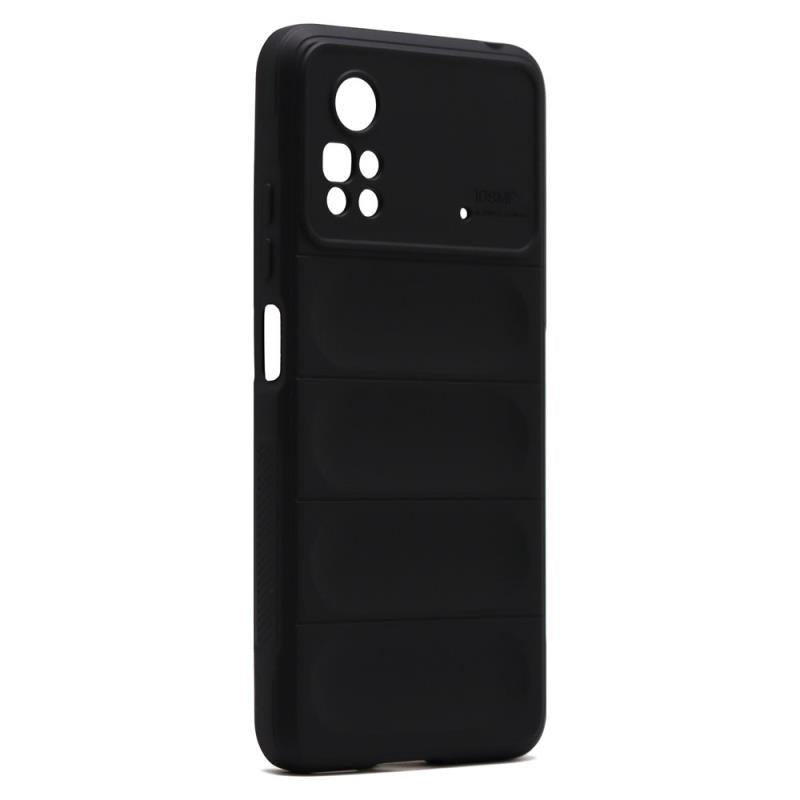 Θήκη Shield TPU inos Xiaomi Poco X4 Pro Stripes Μαύρο