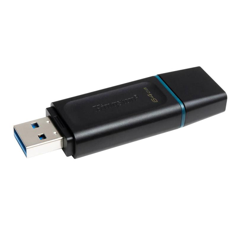 USB 3.2 Flash Disk Kingston Exodia DTX USB A 64GB Μαύρο-Μπλε