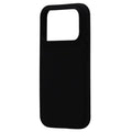 Θήκη Liquid Silicon inos Apple iPhone 18 Pro/ 17 Pro Velvet Μαύρο
