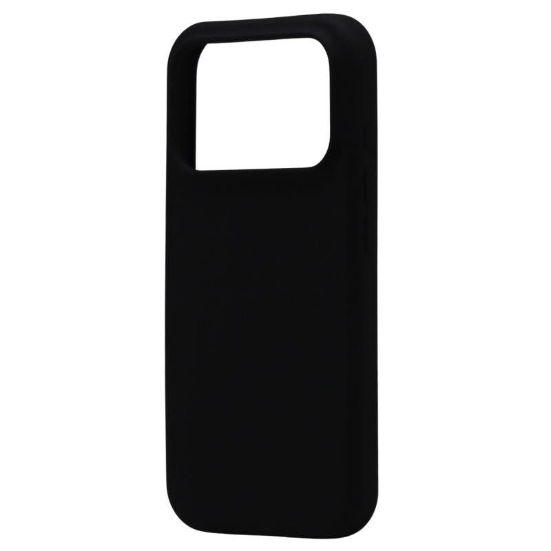 Θήκη Liquid Silicon inos Apple iPhone 18 Pro/ 17 Pro Velvet Μαύρο