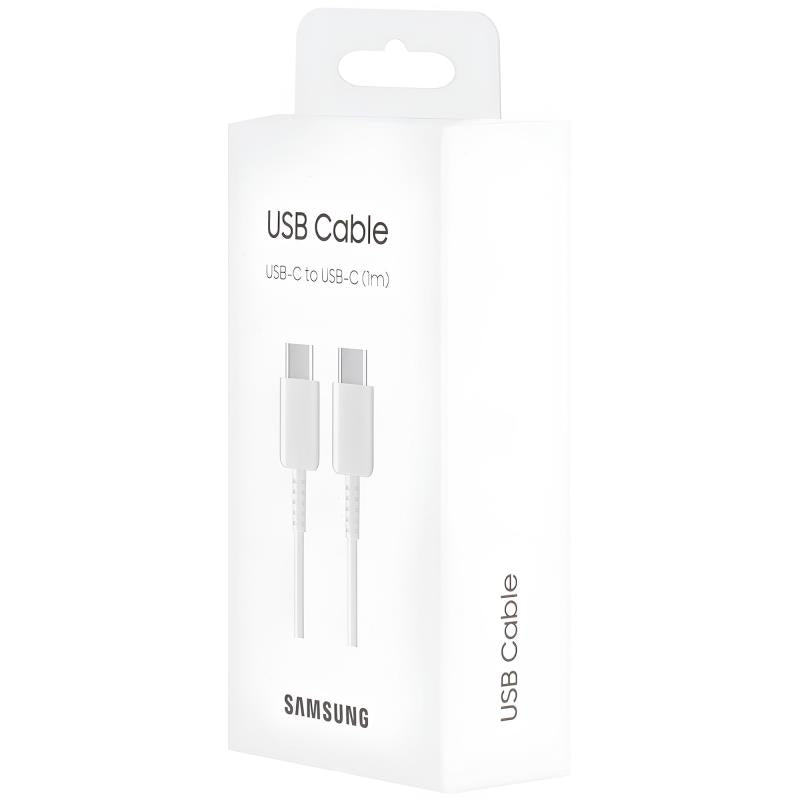 Καλώδιο Σύνδεσης USB 2.0 Samsung EP-DA705BWEG USB C σε USB C 1m Λευκό