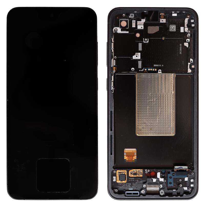 Οθόνη με Touch Screen & Μπροστινή Πρόσοψη Samsung S721B Galaxy S24 FE Μαύρο (Original)