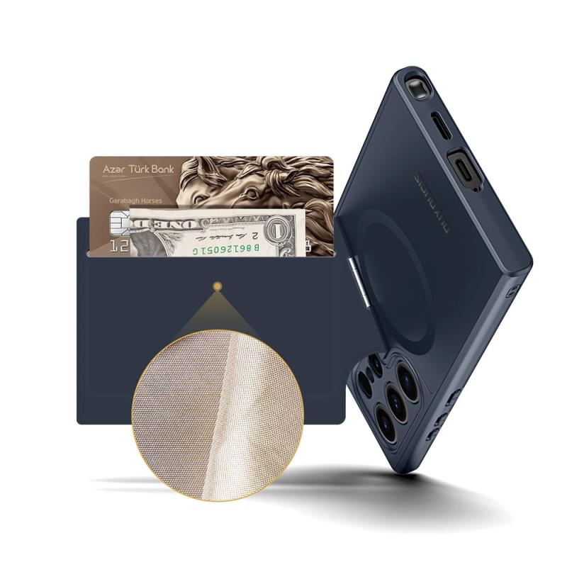 Θήκη Δερμάτινη Dux Ducis Samsung Galaxy S24 Ultra 5G 3 σε 1 Magnetic με Stand Rafi II Μπλε