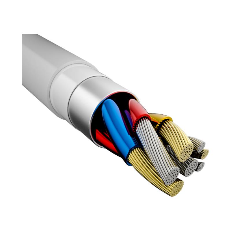 Αντάπτορας Devia EC608 USB C Αρσενικό σε 3.5mm Θηλυκό για Φόρτιση & Hands Free Smart Λευκό