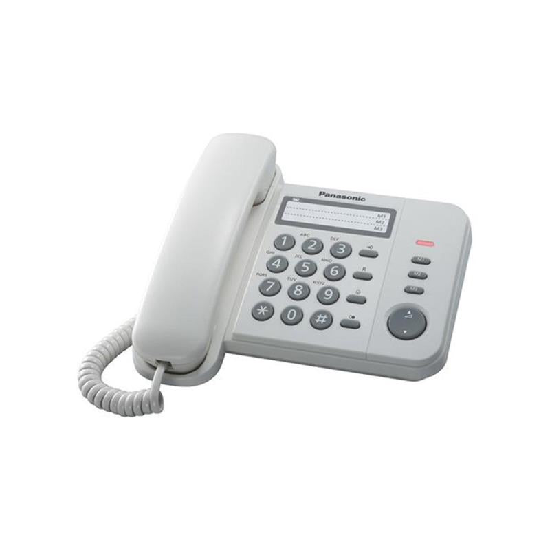 Σταθερό Τηλέφωνο Panasonic KX-TS520EX Λευκό