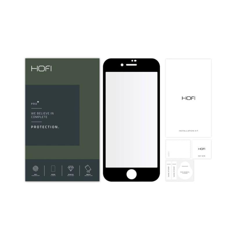 Tempered Glass Full Face Hofi Pro+ Apple iPhone 7/ 8/ SE 2020/ SE 2022 Μαύρο (1 τεμ.)