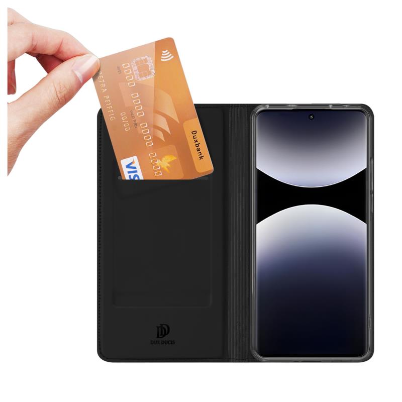 Θήκη Flip Dux Ducis Xiaomi Redmi Note 14 Pro 4G Skin Pro Μαύρο