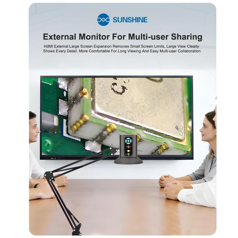 Ψηφιακό Μικροσκόπιο Sunshine MS10E-05 4K UHD με Stand & Τηλεχειριστήριο