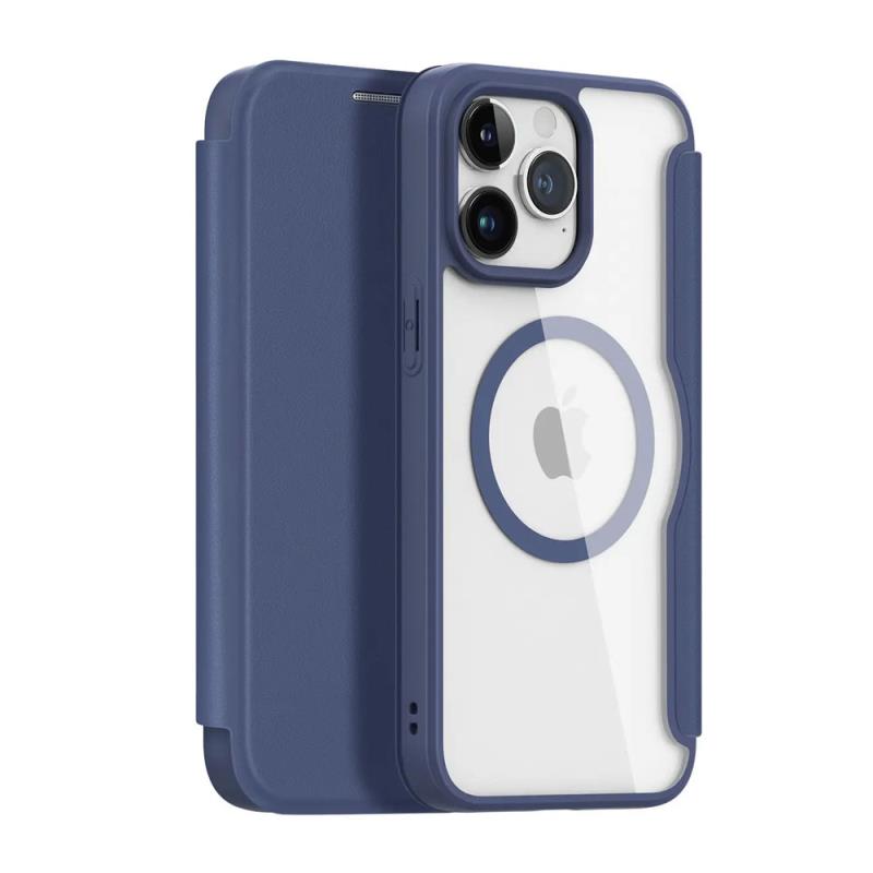 Θήκη Flip Dux Ducis Apple iPhone 15 Pro Max Wallet Skin X Pro Μπλε