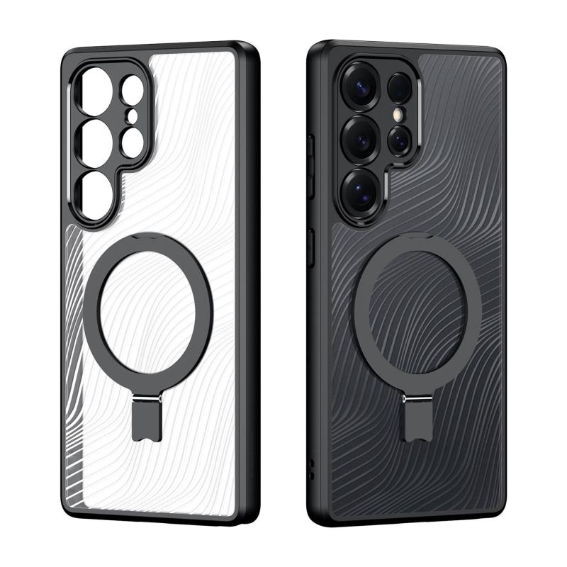 Θήκη TPU & PC Dux Ducis Samsung Galaxy S25 Ultra 5G Magnetic με Stand Aimo Μαύρο