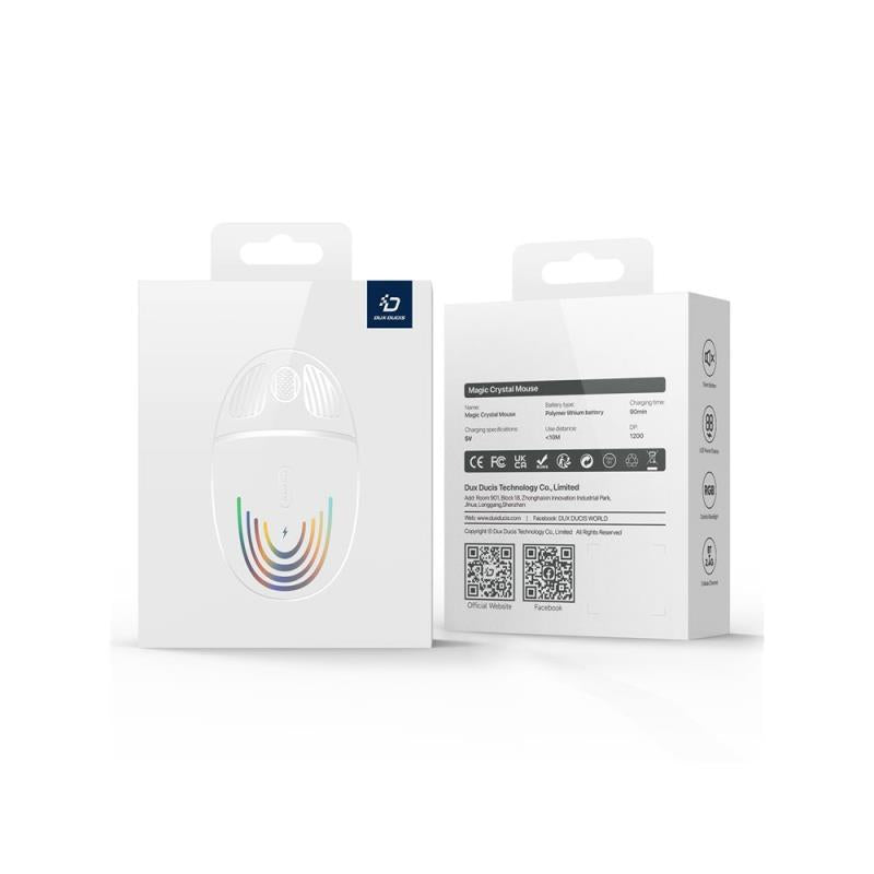 Ασύρματο Ποντίκι Dux Ducis CM Series Transparent 2.4GHz Μαύρο