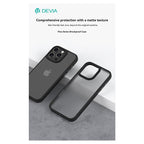 Θήκη TPU & PC Devia Apple iPhone 16 Pro Shock Proof Pino Μαύρο