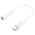 Αντάπτορας Foneng BM21 3.5mm Θηλυκό σε USB C Αρσενικό 0.1m Λευκό