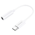 Αντάπτορας Foneng BM21 3.5mm Θηλυκό σε USB C Αρσενικό 0.1m Λευκό