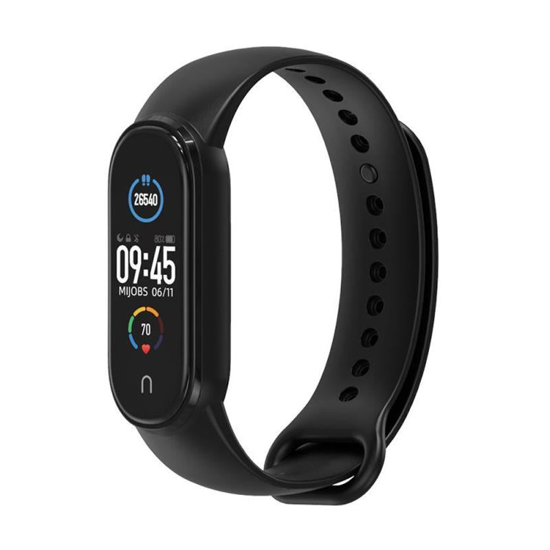 Λουράκι Xiaomi Mi Band 4/ Mi Band 5/ Mi Band 6 Μαύρο (Ασυσκεύαστο)