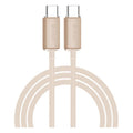 Καλώδιο Σύνδεσης USB 2.0 Devia EC688 Woven USB C σε USB C PD 60W 1.5m Extreme Χρυσό