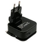 Φορτιστής Ταξιδίου Nortonline με Έξοδο USB A 2.1A & Ένσωματωμένο Καλώδιο Wrap Lightning Μαύρο