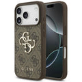 Θήκη PU Guess Apple iPhone 17 Pro Hardcase Big Logo 4G Καφέ