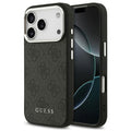 Θήκη PU Guess MagSafe Apple iPhone 17 Pro Hardcase Classic Logo 4G Μαύρο