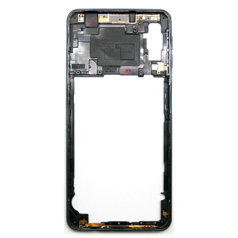 Μεσαίο Πλαίσιο Samsung A750F Galaxy A7 (2018) Μαύρο (Original)