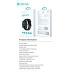 Smartwatch Devia WT5 1.83" Μαύρο
