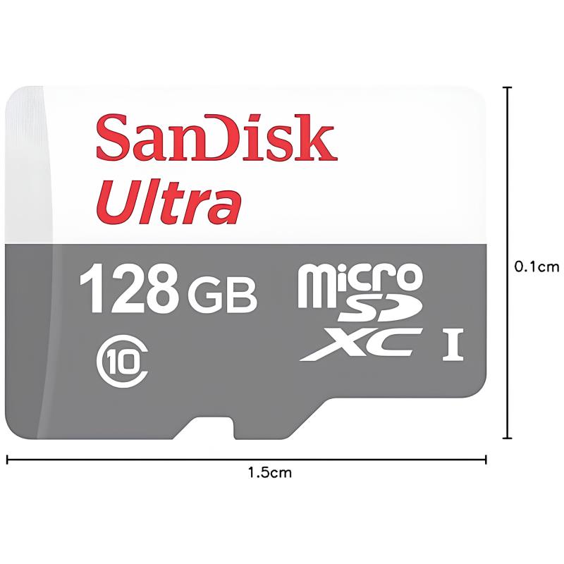 Κάρτα μνήμης Micro SDXC C10 UHS-I SanDisk Ultra 100MB/s 128GB