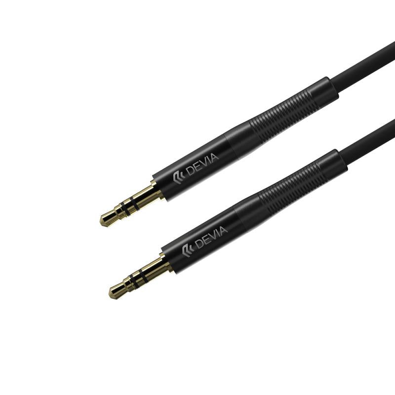 Καλώδιο Ήχου Devia EC618 3.5mm/3.5mm 1m Ipure Μαύρο