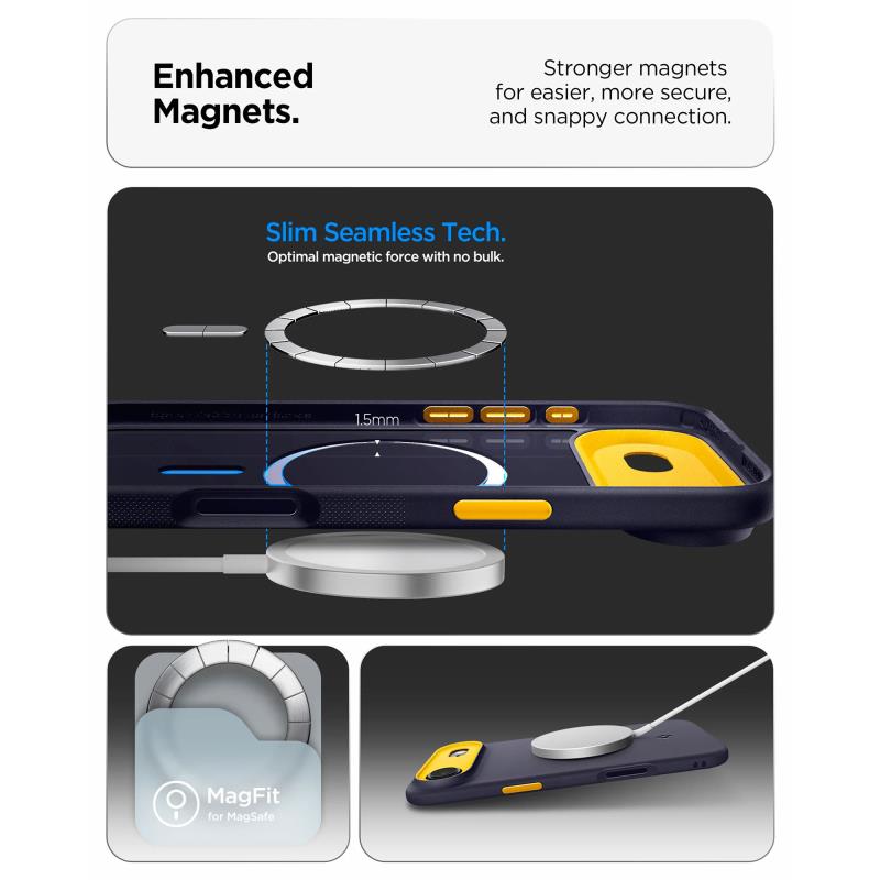 Θήκη TPU/ Σιλικόνης Spigen Caseology Nano Pop Magsafe Apple iPhone Air Σκούρο Μπλε