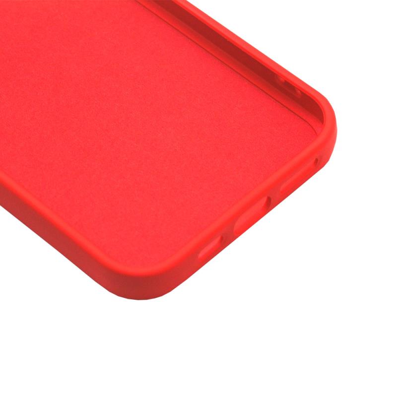 Θήκη Liquid Silicon inos Apple iPhone 12 Pro Max L-Cover Κόκκινο