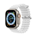 Λουράκι Σιλικόνης Dux Ducis OceanWave Bracelet Apple Watch (38/ 40/ 41/ 42mm) Λευκό
