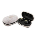 True Wireless Ακουστικά Bluetooth Guess Docking Station Metal 4G Ροζ