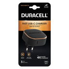 Φορτιστής Ταξιδίου Duracell με Έξοδο USB C PD 20W Μαύρο