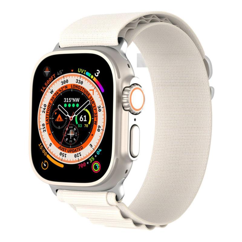 Λουράκι Dux Ducis Sport Nylon Woven Bracelet Apple Watch (44/ 45/ 46/ 49mm) Starlight
