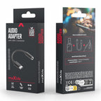 Αντάπτορας Maxlife MXJC-02 3.5mm Θηλυκό σε USB C Αρσενικό Μαύρο