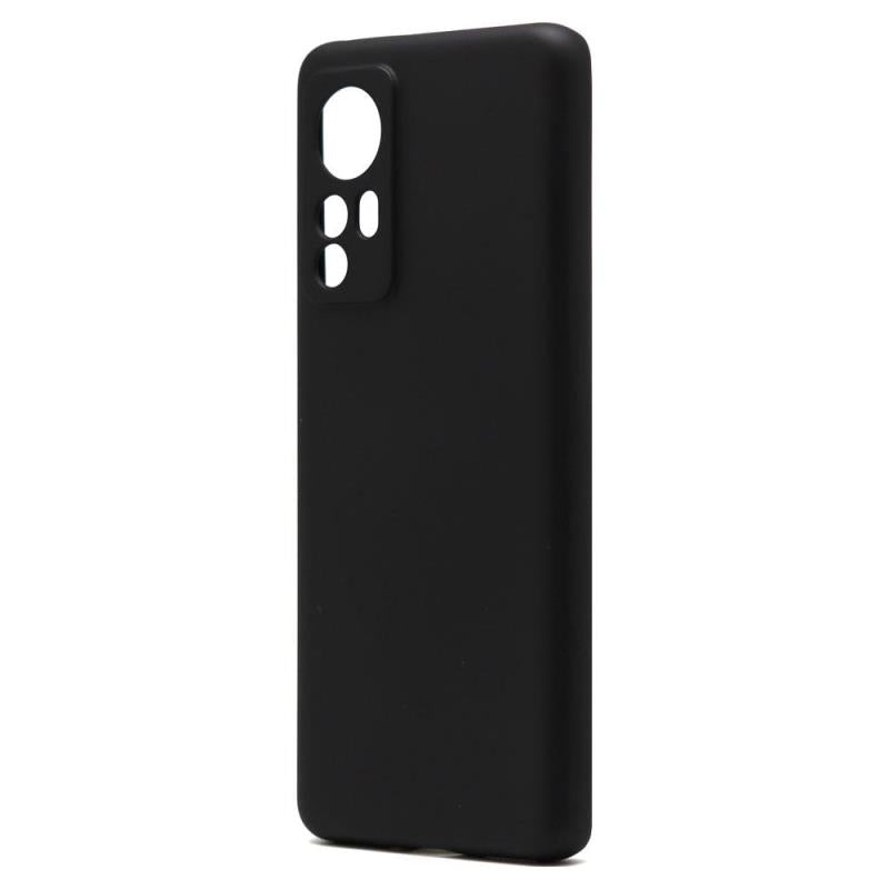 Θήκη Liquid Silicon inos Xiaomi 12 5G/ 12S 5G/ 12X 5G L-Cover Μαύρο
