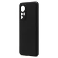 Θήκη Liquid Silicon inos Xiaomi 12 5G/ 12S 5G/ 12X 5G L-Cover Μαύρο