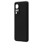 Θήκη Liquid Silicon inos Xiaomi 12 5G/ 12S 5G/ 12X 5G L-Cover Μαύρο